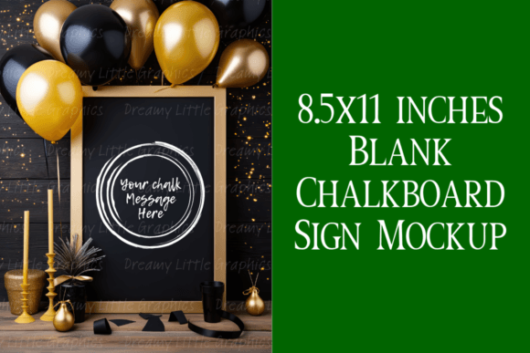 Download Golden Glow New Year's Eve Chalkboard - New Collection