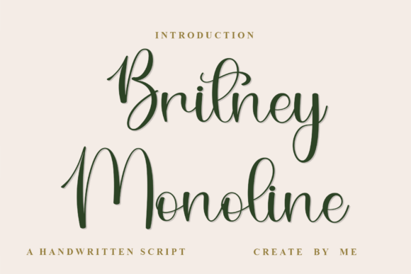 Download Britney Monoline - Premium Resources